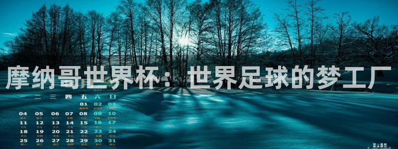 亚洲杯比赛直播：摩纳哥世界杯：世界足球的梦工厂